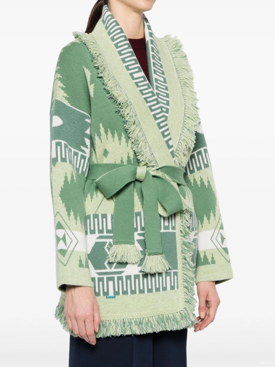 Affordable Alanui belted Icon cardigan Women cashmere 0813
